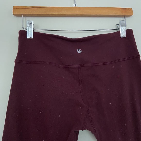 lululemon athletica Pants - Maroon / Plum Lululemon Wonder Under Leggings